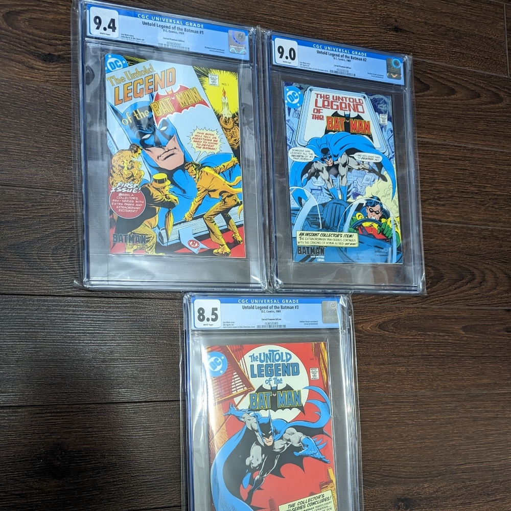 Untold Legend of The Batman Comics Graded